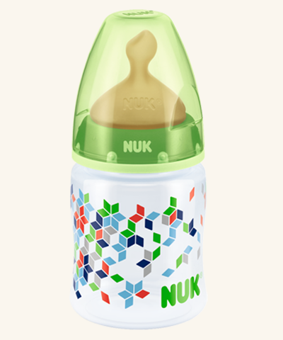 NUK FIRST CHOICE Babyflasche mit Latex-Sauger, 150 ml